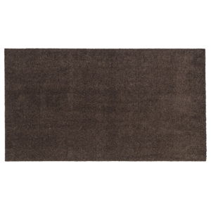 Tmavě hnědá rohožka tica copenhagen Unicolor, 67 x 120 cm
