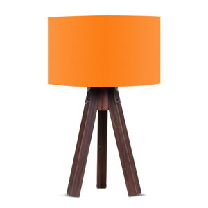 Stolní lampa s oranžovým stínítkem Kate Louise Kahve