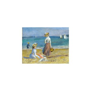 Reprodukce obrazu Auguste Renoir - Figures on the Beach, 50 x 40 cm