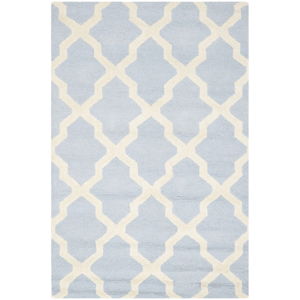 Vlněný koberec Ava Baby Blue, 121x182 cm