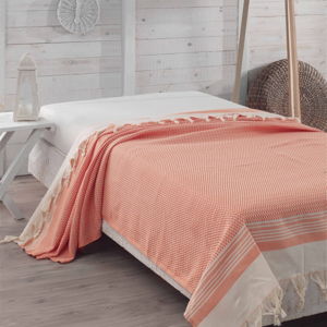 Přehoz přes postel Hasir Orange, 200x240 cm