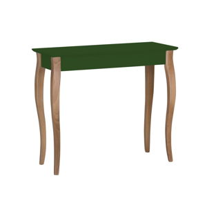 Tmavě zelený konzolový stolek Ragaba Lillo, šířka 85 cm