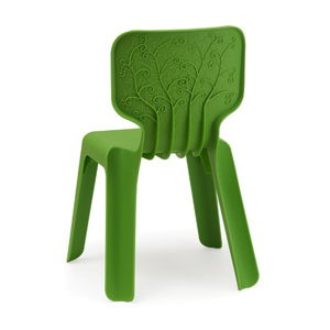 Dětská zelená stohovatelná židle Magis Alma