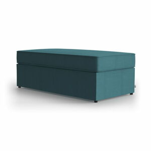 Tyrkysová polstrovaná rozkládací lavice My Pop Design Brady, 130 cm
