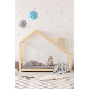 Domečková postel z borovicového dřeva Adeko Mila DMS, 160 x 190 cm