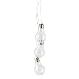 Světelná LED dekorace Villa Collection Light Bulb, 3 světýlka