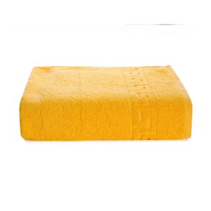 Žlutý bavlněný ručník Kate Louise Pauline, 50 x 90 cm
