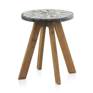 Příruční stolek Geese Concrete, ⌀ 40 cm