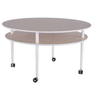 Konferenční stolek na kolečkách RGE Casper, ⌀ 90 cm
