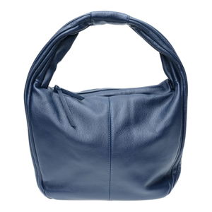Modrá kožená kabelka se 2 kapsami Isabella Rhea