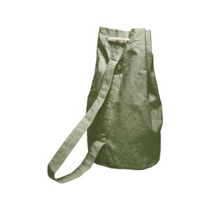 Jednoduchý látkový vak Linen Couture Green Moss, 43 x 43 cm