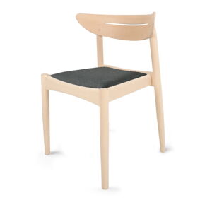 Černá/přírodní jídelní židle z bukového dřeva Jakob – Hammel Furniture