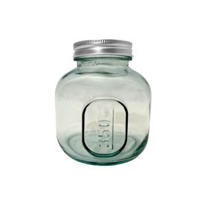 Sklenice s víčkem z recyklovaného skla Ego Dekor Authentic, 350 ml