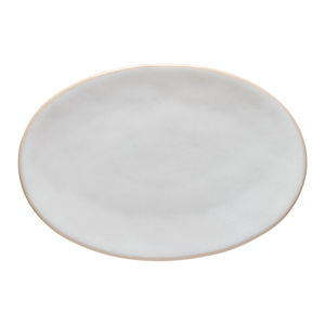 Bílý kameninový talíř Costa Nova Roda, 28 x 18,8 cm