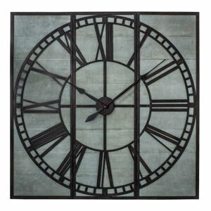 3dílné nástěnné hodiny Antic Line Industrielle, 114,5 x 114 cm