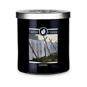 Vonná svíčka ve skleněné dóze Goose Creek Men's Collection Cotton, 50 hodin hoření