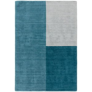 Modrý koberec Asiatic Carpets Blox, 120 x 170 cm