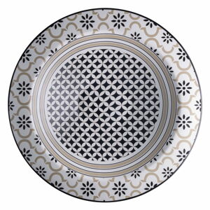 Kameninový hluboký servírovací talíř Brandani Alhambra, ø 40 cm
