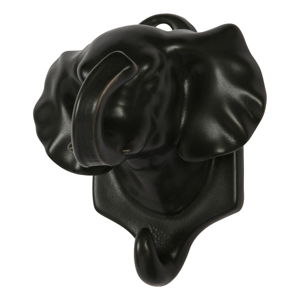 Černá porcelánová závěsná dekorace WOOOD Nona Elephant
