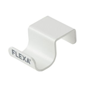 Bílý háček na tašku Flexa