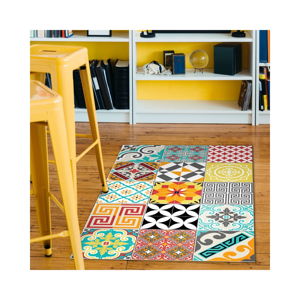 Adhezivní vinylový koberec Ambiance Bright Tile, 60 x 100 cm