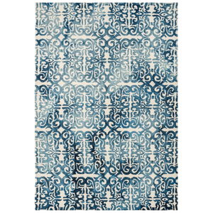 Modrý koberec Asiatic Carpets Fresco, 160 x 230 cm