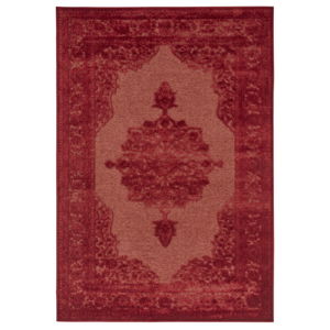 Červený koberec Mint Rugs Shine Hurro, 80 x 125 cm