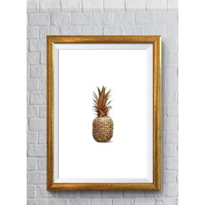 Plakát v rámu Piacenza Art Pineapple, 30 x 20 cm