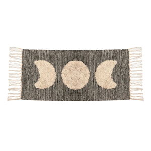 Růžovo šedý koberec s příměsí bavlny Sass & Belle Moon Phases, 80 x 45 cm