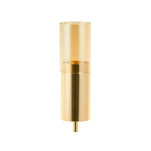 Svícen zlaté barvy Santiago Pons Luxy, výška 49 cm