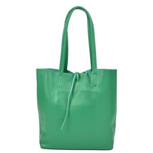Zelená kožená kabelka Sofia Cardoni Simply