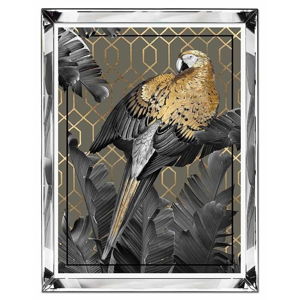 Nástěnný obraz JohnsonStyle The Golden Parrot II, 66 x 86 cm