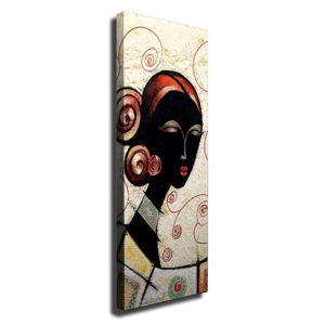 Nástěnný obraz na plátně African Woman, 30 x 80 cm