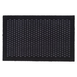 Černošedá rohožka tica copenhagen Dot, 60 x 90 cm