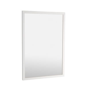 Bílé dubové zrcadlo Rowico Lodur