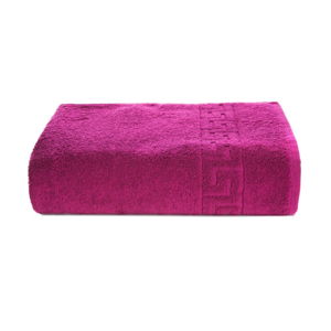 Tmavě růžový bavlněný ručník Kate Louise Pauline, 50 x 90 cm
