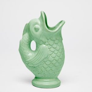 Zelená ručně vyrobená váza Velvet Atelier Pez