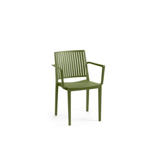 Zelená plastová zahradní židle Bars - Rojaplast