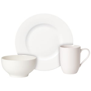 Snídaňový porcelánový set misky, talíře a hrnku Villeroy & Boch For Me