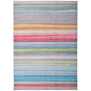Barevný pruhovaný koberec s vysokým podílem bavlny Universal Exclusive, 160 x 115 cm