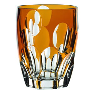 Oranžová sklenice z křišťálového skla Nachtmann Prezioso Ambra, 300 ml