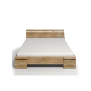 Dvoulůžková postel z bukového dřeva SKANDICA Sparta Maxi, 160 x 200 cm