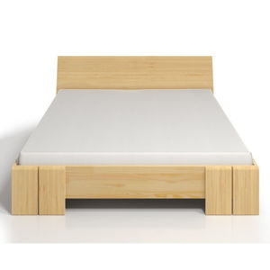 Dvoulůžková postel z borovicového dřeva s úložným prostorem SKANDICA Vestre Maxi, 200 x 200 cm