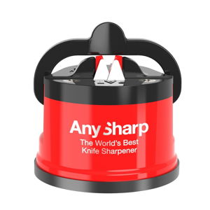 Červený brousek s přísavkou Gift Company AnySharp