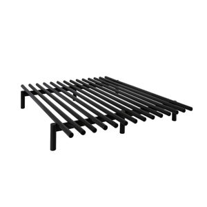 Černý rám postele z borovicového dřeva Karup Design Pace Black, 180 x 200  cm