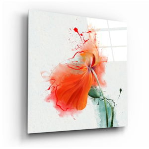 Skleněný obraz Insigne Flower, 100 x 100 cm