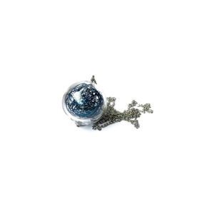Skleněný modrý náhrdelník Ko-ra-le Wired Long