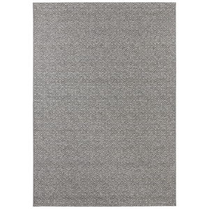 Šedý koberec vhodný i na ven Elle Decor Bloom Croix, 80 x 150 cm