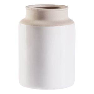 Krémovo-bílá váza Vox Todal, výška 23,5 cm