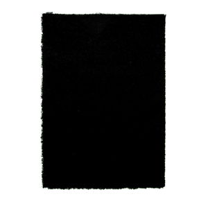Černý koberec Flair Rugs Cariboo Black, 60 x 110 cm